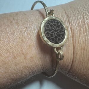 Elegant brown and gold Bracelet